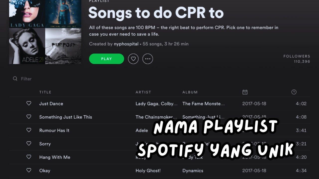 Nama Playlist Spotify yang Unik, 7 Rekomendasi Temanya